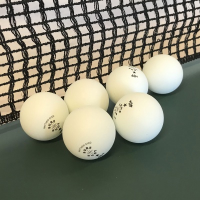 Matthew Syed 1 Star Table Tennis Balls White (Pack of 6)