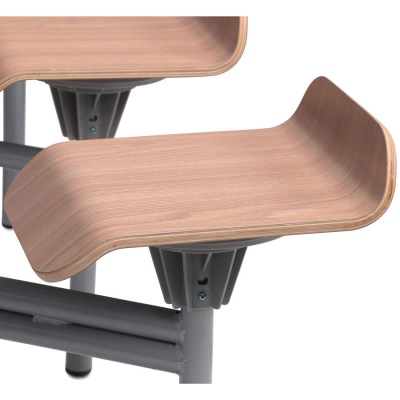 12 Seat Primo Rectangular Mobile Folding Table - Seats