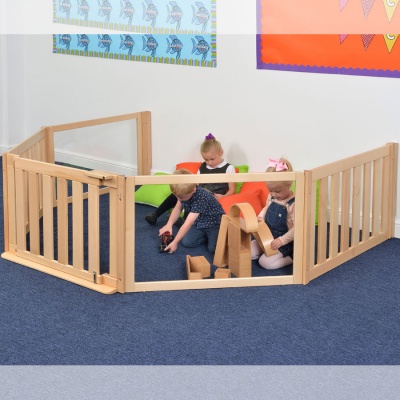 Room Scene 11 - Nursery Panel-Fenced Play Zone