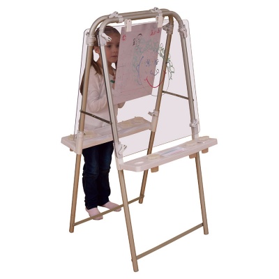 2 Sided Children's Easel + 2 Clear Boards