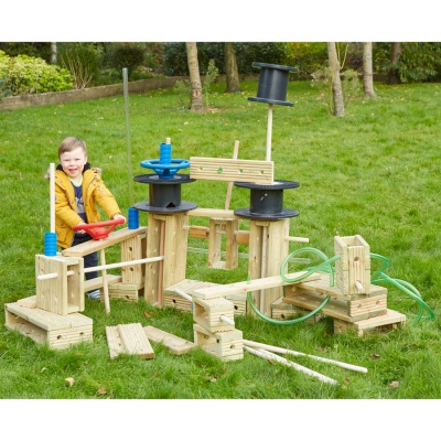 Children's Imagineering Wooden Blocks (25 Pack)