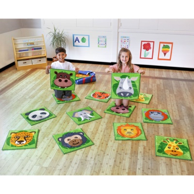 Zoo Conservation Mini Carpets (Pack of 30)