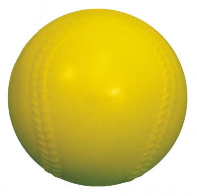 Rubber Sponge Baseball Yellow - Bag of 6