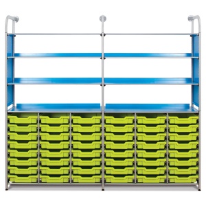 Callero Resources Store Extra + 48 Shallow Trays