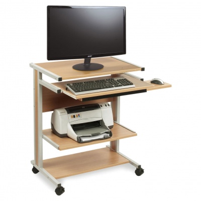 Compact Fixed Height Mobile Workstation