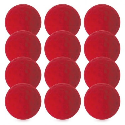 Bola Dimpled Practice Ball - Red - Set of 12