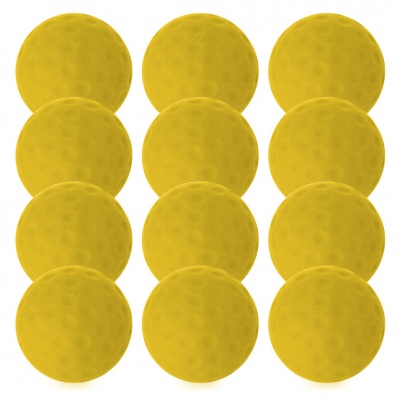 Bola Dimpled Practice Ball - Yellow - Set of 12
