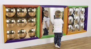 Children's Large Soft Frame Fun Mirror