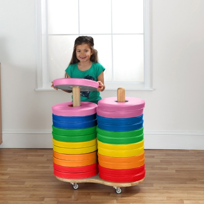 Donut Multi-Seat Trolley with 24 Cushions