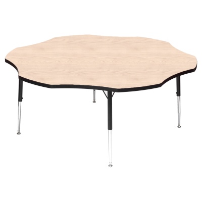 Tuf-Top Height Adjustable Flower Table - Maple