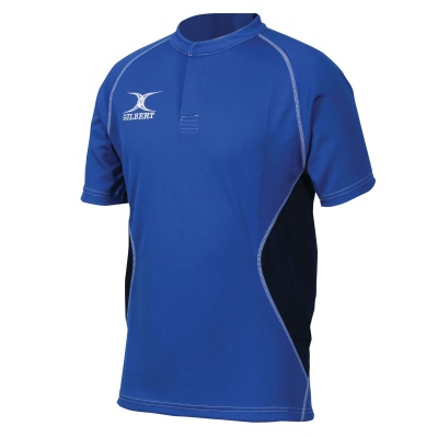 Gilbert Xact V2 Rugby Shirt Royal Blue