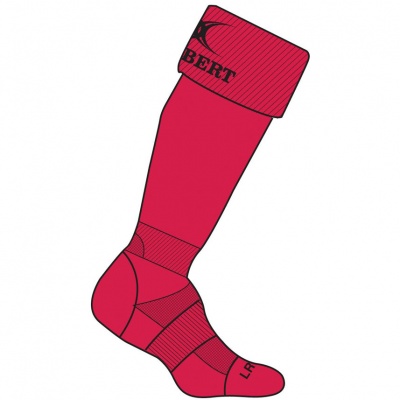 Gilbert Kryten II Rugby Socks - Red