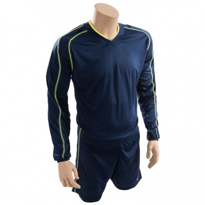 Precision Marseille Shirt & Short Set - Navy Blue/Fluo