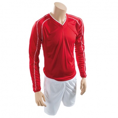 Precision Marseille Shirt & Short Set - Red/White