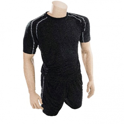 Precision Lyon Training Shirt & Short Set - Black/White