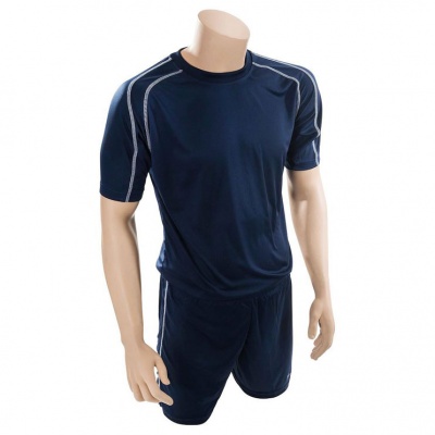 Precision Lyon Training Shirt & Short Set - Navy Blue/White