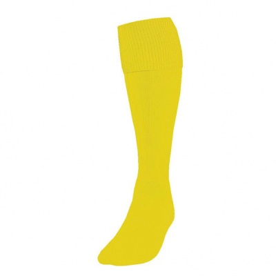 Precision Plain Football Socks - Yellow