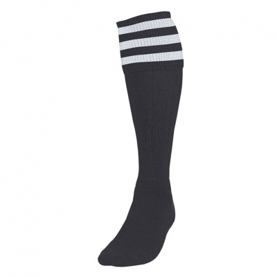 Precision 3 Stripe Football Socks - Black/White