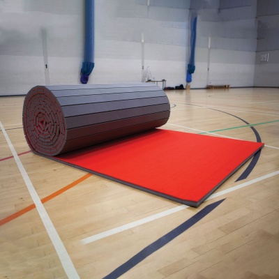 Roll Out Mat Carpet - Red