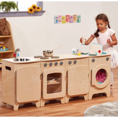 Children's Natural Toy Kitchen