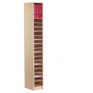 20 Compartment Wooden Pigeon Hole Store (2m)