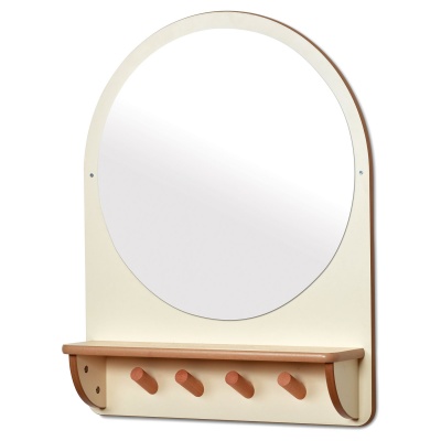 Home from Home - Wall Mirror with Hooks