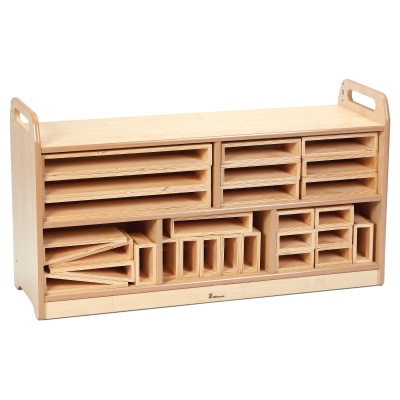 Hollow Block Storage Unit with Back