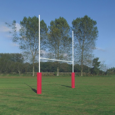 Harrod Steel Rugby Posts Socketed, 6m Posts, 1 Piece