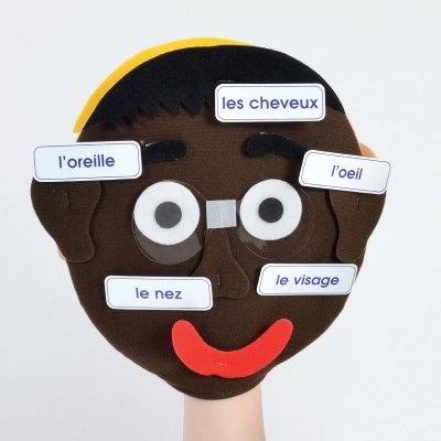 Make a Face Puppets - French