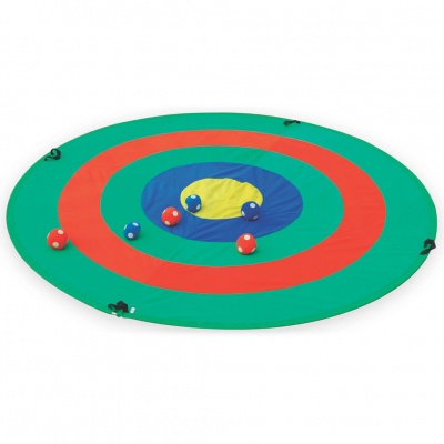 Rainbow Disc Target + 6 Balls