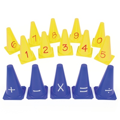 Number & Symbol Cones Set