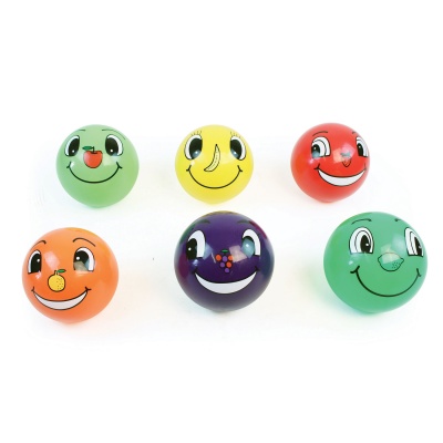Scented Fruit Face Balls - Set of 6