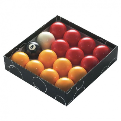 Pool Balls Red & Yellow - 1 7/8Inch