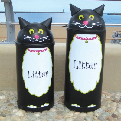Cat School Litter Bin