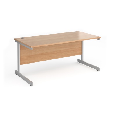 Contract 25 Canitlever Leg Straight Desk