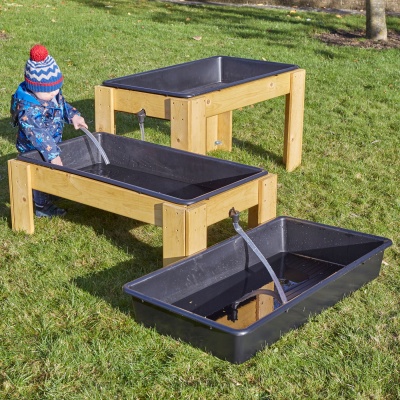 Children's Cascading Water Stands + Trays