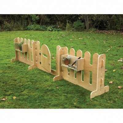 Children's Classroom Outdoor Fence & Gate Set