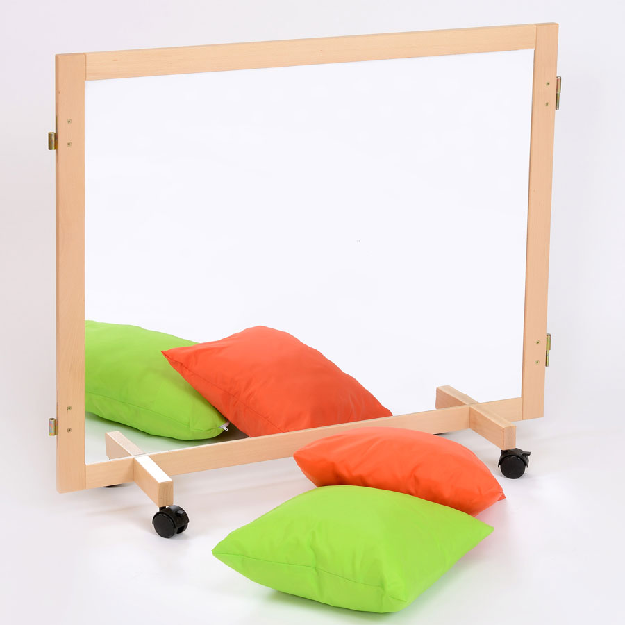 Children S Nursery Room Divider Mirror Dry Wipe Board