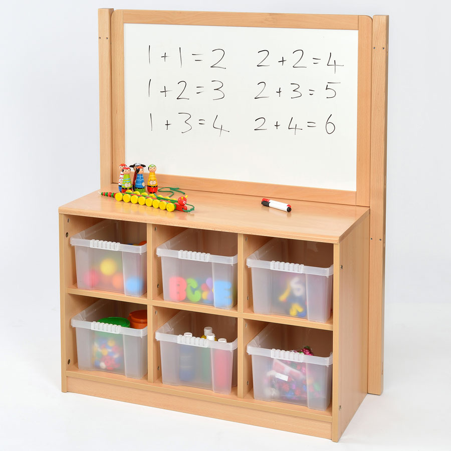 Room scene tray storage room divider whiteboard mirror