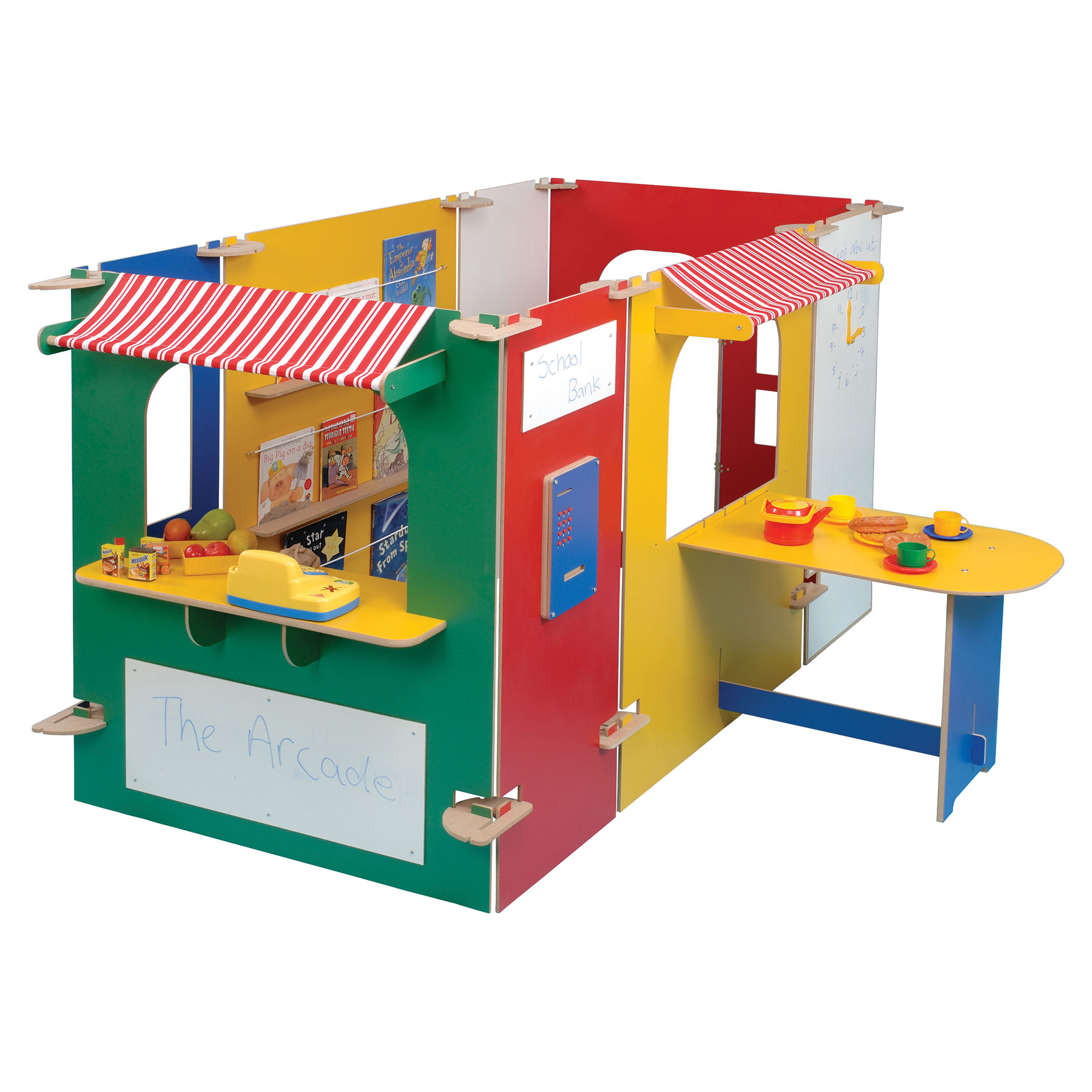 Children's Play Shopping Arcade - Multi-Colour