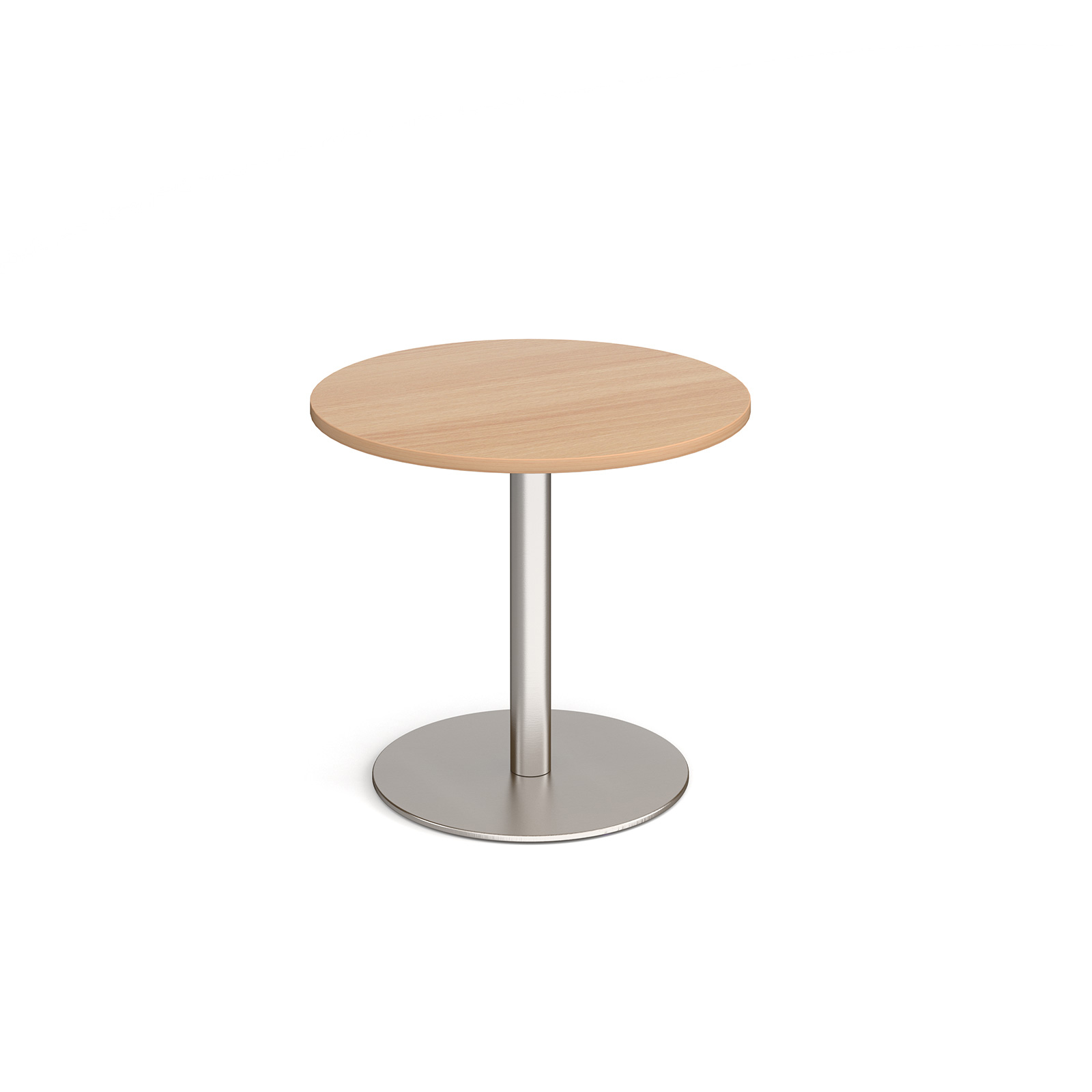 Monza Square Dining Table with Flat Round Base