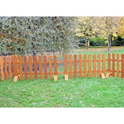Outdoor Classroom Rustic-Style Fencing (Pack of 4)