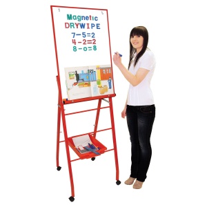 Single Boarded Mobile A-Frame Easel Portrait Style