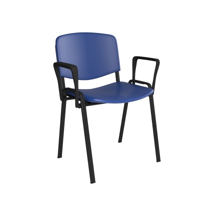 ISO Plastic Meeting Room Stackable Armchair