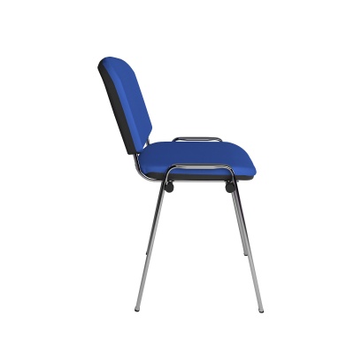 ISO Meeting Room Stackable Chair with Chrome Frame