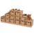 Tiered Wicker Tray Flexi Storage - 1 Right Hand & 1 Left Hand