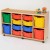 8 Deep / 4 Jumbo Coloured Tray Classroom Storage