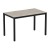 Type: Flat-Pack,  Size: 1190 x 690mm,  Height: 730mm,  Laminate Finish: Cement 