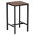 Type: Flat-Pack,  Size: 690 x 690mm,  Height: 1080mm,  Laminate Finish: New Wood,  Frame Colour: Black