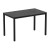 Type: Flat-Pack,  Size: 1190 x 690mm,  Height: 730mm,  Laminate Finish: Metallic Anthracite,  Frame Colour: Black
